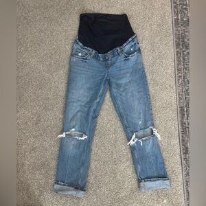 Abercrombie & Fitch The Ankle Straight Maternity Jeans size 26 / size 2 long